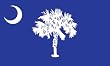 Valley Forge Nylon South Carolina State Flag, measures 3-Foot x 5-Foot