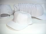 12 New White Buckle Golf Wholesale Hats