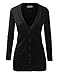 BIADANI Women Boyfriend Pockets Long Length Cardigan Sweater