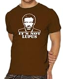 Touchlines Unisex/Herren T-Shirt Dr House - It`s not Lupus, brown, S, B1526