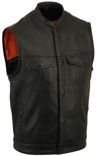 Buy First MFG Men s One Panel Concealment Leather Vest Built-In Holsters FIM680-NOCB005XM9R7C Filter