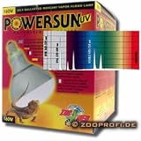 Eigenschaften Zoo-Med  / Zoo-Med Powersun UV 160W - Quecksilberdampf-Lichtfluter mit hohem UV-A pro UV-B Ausstoß
