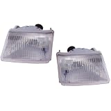 1998-2000 Ford Ranger Headlights (Clear) by Matrix
