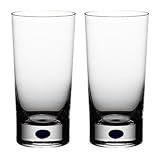 Orrefors Intermezzo Black Tumbler Pair