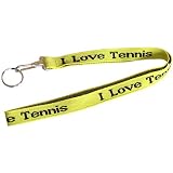 Yellow Tennis Lanyard