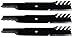 USA Mower Blades (3 MB276BP for Dixie Chopper 30227-60V A60227-60N 60in. Deck