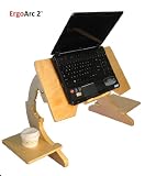 Laptop Bed Desk Tray Book Stand Portable Notebook Computer Table Adjustable Ergonomic W/ Mouse Pad Holder and Cup Holder . . . . FOLDABLE . . . . ErgoArc 2 Made in USA . . . . Specially designed for Laptops, Notebooks, Tabs & Books: Acer, Apple, Asus, Dell, Gateway, HP, Lenovo, MacBook, Toshiba, Vaio, etc.
