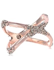 House of Harlow 1960 Rose Gold Sound Waves Ring