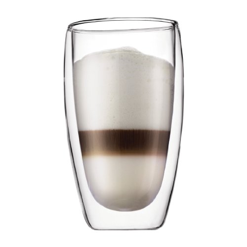bodum Pavina ダブルウォール保温グラス0.46L 2個セット 4560-10