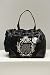 Juicy Couture Day Dreamer Black Velour Tote