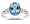 Oval Cut Blue Toapz & Diamond Ring in White Gold