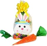 Boy's Bunny Tote with Candy Filled Carrots