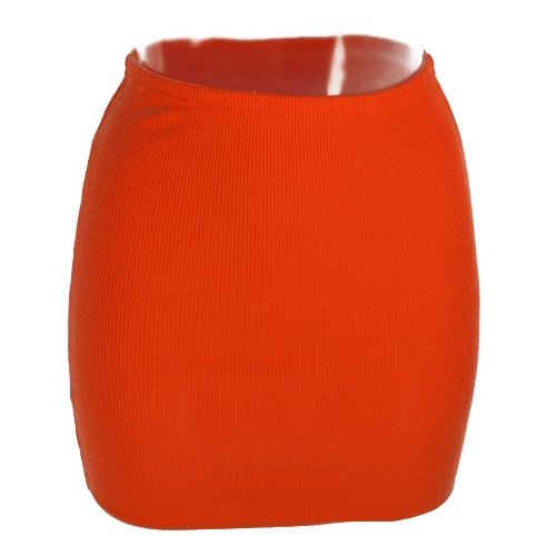 Fashion Women's Sexy MINI SKIRT Slim Seamless Stretch Tight Short Fitted **Laptop Parts Store** (Orange)