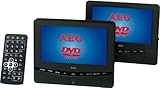 AEG DVD 4549 Tragbare DVD Player (17,8 cm (7 Zoll) LC-Display, Kartenslot, USB 2.0) schwarz