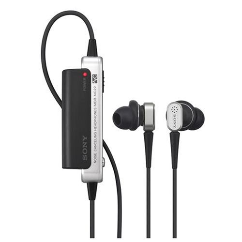 Sony MDRNC22 In Ear Noise Cancelling Headphones With Monitor Switch To Hear Surround Sound