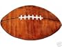 Football Shaped Kids Rug - 28" x 45"