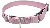 Martingale Medium Lilac (Pink) Heavyduty Nylon Dog Collar