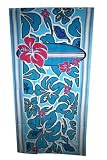 Beach Towel Hibiscus Surfboard - Sky