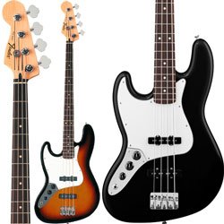 411YYbAQbLL Fender® Standard Jazz Bass® (J Bass) 4 string LEFT HAND Bass Guitar   Black, Rosewood Fretboard