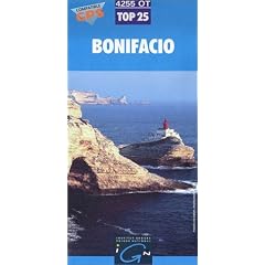 Carte de randonn�e : Bonifacio