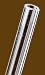 Clear Rigid Plexiglas Re-Usable Straw 1/4 in. diameter, pkg of 5