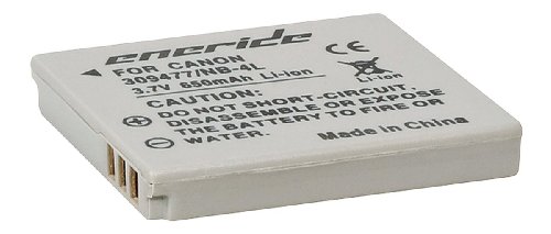 Eneride E Can NB 4 L Lithium-Ionen-Akku (650 mAh, 3,7 Volt) f&uuml;r Canon Ixus 40, Canon Ixus  Preisvergleich