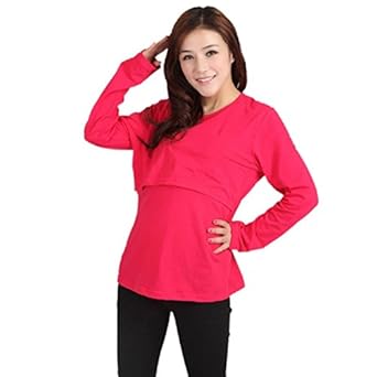 Ularmo Pregnant Maternity Clothes Nursing Top