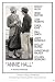 Annie Hall (B&W, Credits) Black Wood-Mounted Movie Poster Print - 24" X 36"