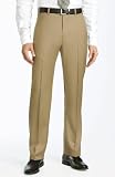 Presidential Mens Separates Slacks Flat Front Pants Beige