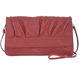 Franchi Jessica Nappa Red Clutch