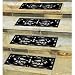 Stair Treads-Set of 4-Black-Adds Safety To Stairs (Black) (29.5