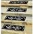 Stair Treads-Set of 4-Black-Adds Safety To Stairs (Black) (29.5" x 10" each)