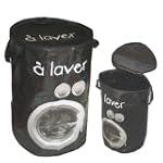 Panier � linge rond City A laver Poly...