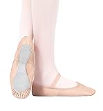 Child Premium Leather Full Sole Ballet Shoes,T2000CPNK02.0M,Pink,02.0M
