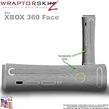 Brushed Metal Silver Skin by WraptorSkinz TM fits Original XBOX 360 Factory Faceplates