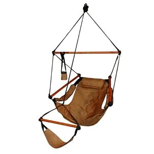 Super Deluxe Sky Hanging Air Chair - Hammock Swing with Pillow by 