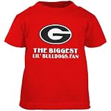 Georgia Bulldogs Red Infant Biggest Fan T-shirt