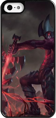 Custom personalized Protective Case for iPhone 5 - Game League of Legends LOL Aatrox