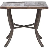 Cypress Side Table 18Hx20W BROWN