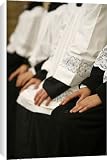 Canvas Prints of Traditionalist Mass in Notre-Dame du Carmel chapel, Fontainebleau, from Robert Harding