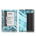 Flores Agua Design Protective Decal Skin Sticker for Ectaco jetBook Lite E-Book Reader