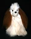 Soft Cuddly Alpaca Stuffed Animal Hand Made Pet Dog Teddy Bear APD_WHITEBROWN10_071