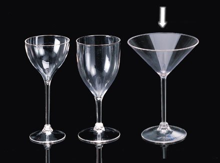 Acrylic 10 Ounce Martini Glass