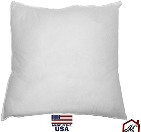 Pillow-Premium 24 Inch x 24 -Inch Pillow Insert-Square Throw Pillows-high quality and durability-available in a white tone, this pillow insert will match anything-Guaranteed!