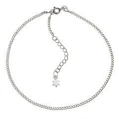 ZEEme Silver Damenfu�kette 26+3 cm "Stern"  299200012