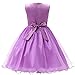 M2C Little Girls Sequin Flower Wedding Dress Ball Gown Party Girl Dresses