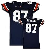 Cole Bennett Auburn Tigers Navy #87 Game Worn Football Jersey (XL)