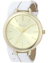 Geneva Womens 8180C-GEN Analog Display Quartz White Watch