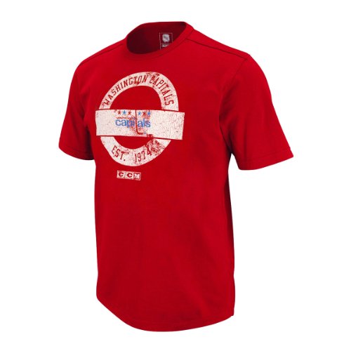 Washington Capitals Retro Applique Jersey T-Shirt Size M