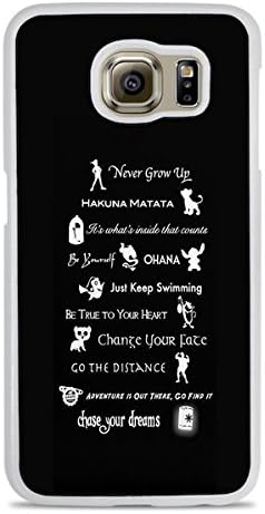 No Worries Quote White Silicone Case for Samsung Galaxy S6